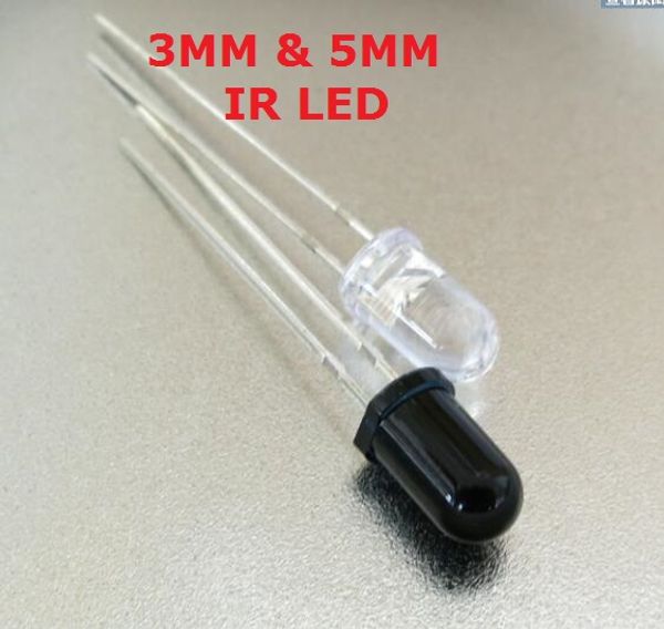 

10pair 5mm ir led assorted infrared emitter and ir receiver diode 3mm infrared led diodes lamp emitting receiving