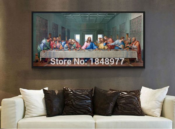 

classic famous wall art print the last supper leonardo da vinci oil painting on canvas nordic home decoration for living