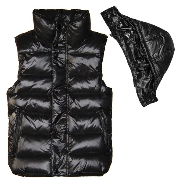 

Классический бренд Мужчины Женщины зима вниз жилет перо weskit куртки Женские повсе