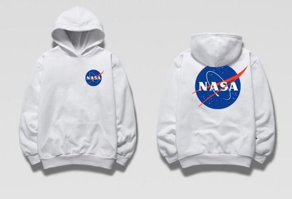 

2018 fashion brand nasa hoodie streetwear hip hop khaki black gray pink white hooded hoody mens hoodies sweatshirts s-xxl plus size