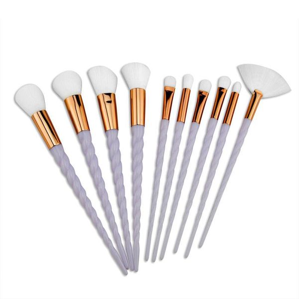 

unicorn makeup brushes 10pcs make up brushes tools tech professional beauty cosmetics brush sets br030