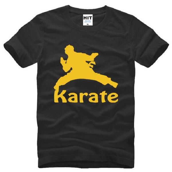 

karate printed t shirts men fashion short sleeve o neck cotton men's t-shirt new summer style t shirt for men camisetas hombre, White;black