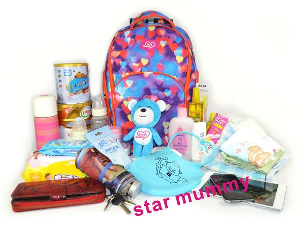 

4colors diaper bags mommy backpack nappies backpack fashion mother maternity backpacks outdoor desinger nursing travel bags 30*17*40cm