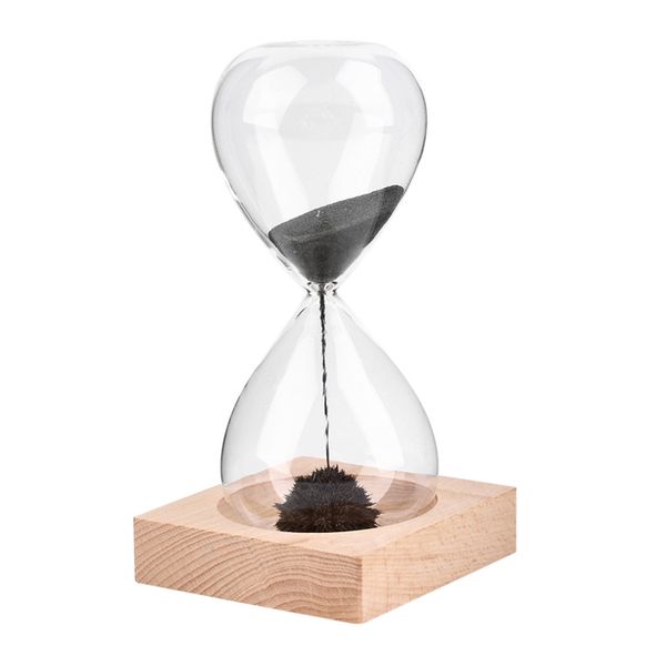 

magnet hourglass hand-blown sand timer deskdecoration magnetic newest