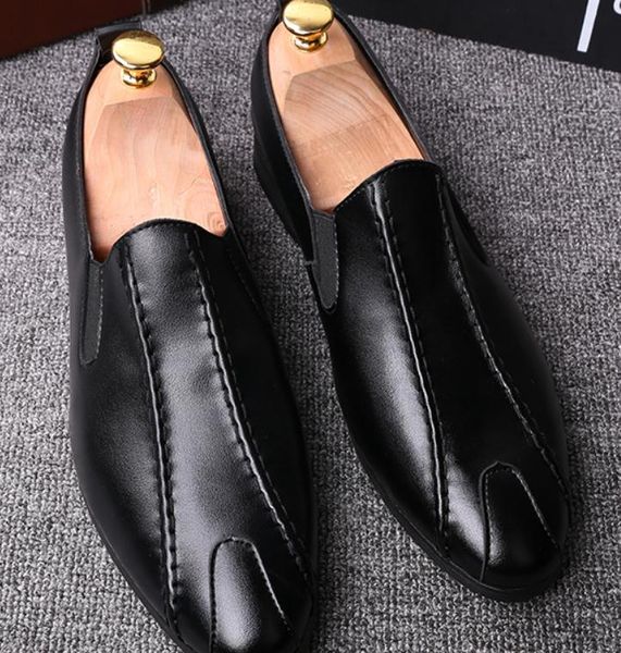 

send 2018 spring and autumn new style pointed end male set foot shoes, Black
