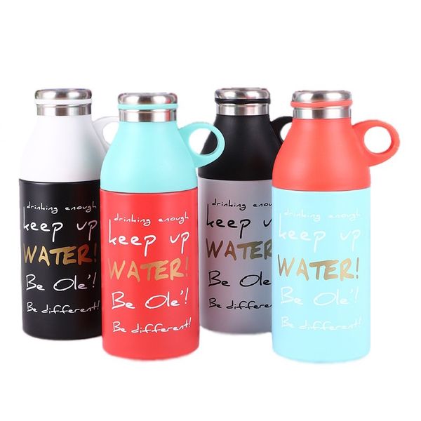 

волна бутылки с водой вакуумной изоляцией двойной стены 18/8 из нержавеющей стали bpa бесплатно крышки 10 унций в 4 цвета