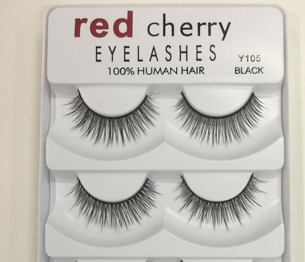 

in stock red cherry false eyelashes 5 pairs/pack 8 styles a11 eyelash natural long professional makeup big eyes high quality