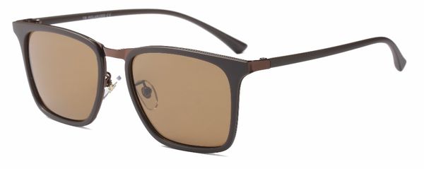 

ruosyling sunglasses men male polarized sunglasses outdoor driving ultra-light vintage tr90 square frame goggles gafas uv400, White;black