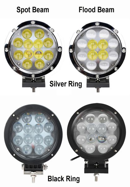

4d 7 inch 60w led driving light 4x4 spot combo beam fog lamp for offroad truck machinery 4wd atv suv tractor work light