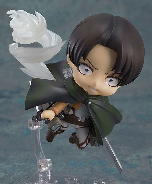 

eco-friendly attack on titan levi ackerman rivaille nendoroid action figure toys collection christmas toy doll