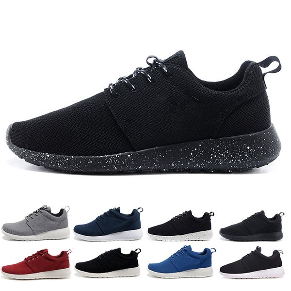 

2018 run shoes 1.0 london olympic man running shoes men women triple black white grey lightweight breathable sports sneakers