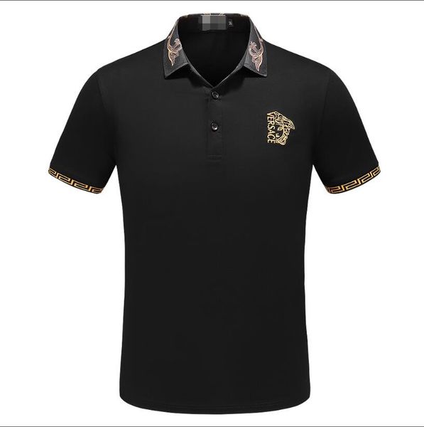

Design shirt 2018 Italy Fashion polos High Street Snake Little Bee Tiger Print Mens Polo shirt