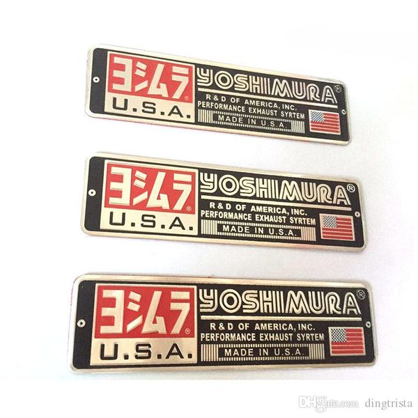 

TKOSM 3 шт/ много универсальный 140X40mm алюминий в 3D этикетка наклейки наклейка наклейк