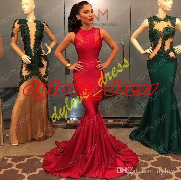 

2021 mermaid evening dresses red dress plus size formal dresses prom, Black;red