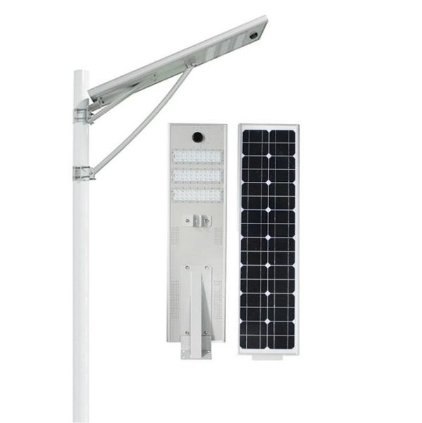 

20w 30w 50w led solar street light outdoor waterproof ip66 integrated design radar sensor pir sensor smart light