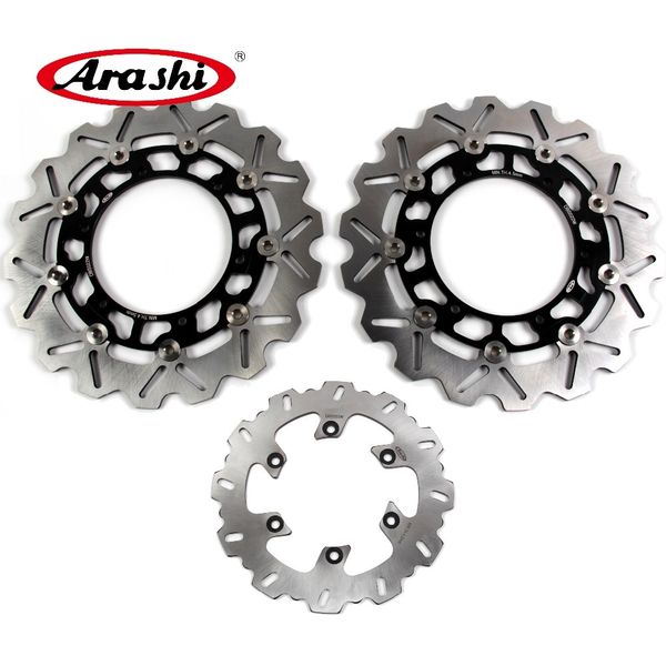 ARASHI Für Yamaha YZF600R 1996-2004 THUNDERCAT Vorne Hinten Bremsscheiben Disk Disc YZF 600R 600 R 1997 1998 1999 2000 2001 2002 2003