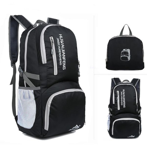 

new outdoor sports bag city walking backpack portable light shoulder bag daily travel ladies men waterproof folding