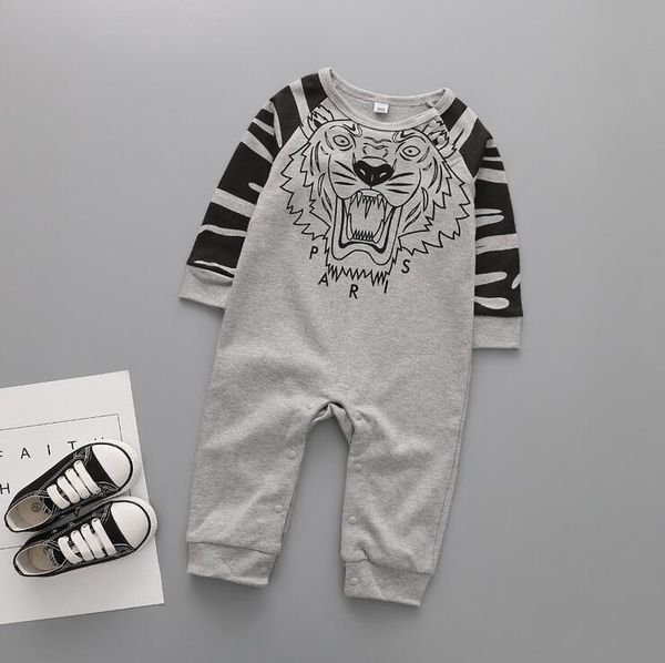 

2018 New spring cartoon baby rompers cotton 100% girls and boys clothes long sleeve romper Baby Jumpsuit newborn baby Clothing