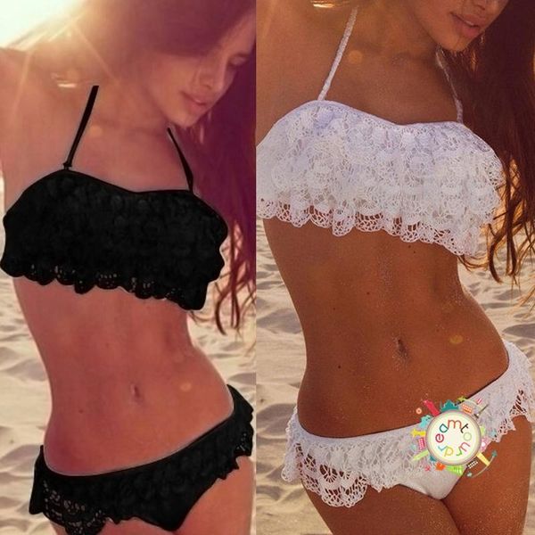 non padded bandeau bikini