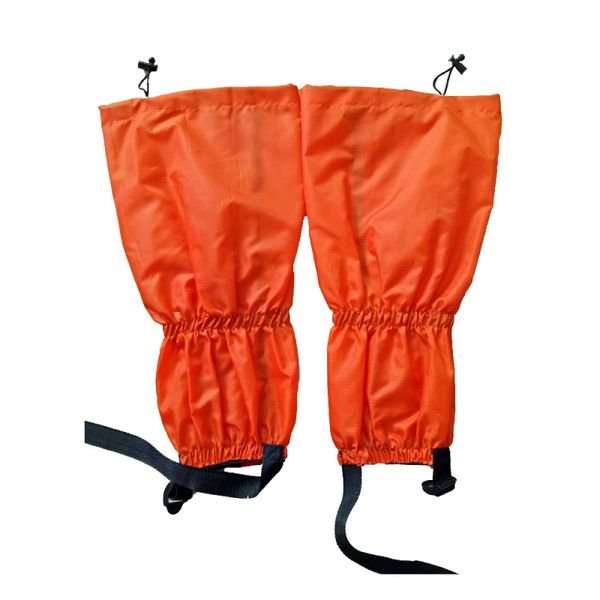 

winter ski snow leg warmer gaiters cycling shoe cover waterproof outdoor hiking trekking climbing skiing boots gaiters yq, Black
