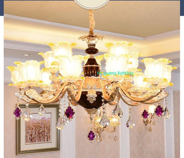 

гостиная люстра ligh светодиодные хрустальные люстры пентхаус этаж вилла отель торговый зал ресторан люстра хрустальная лампа