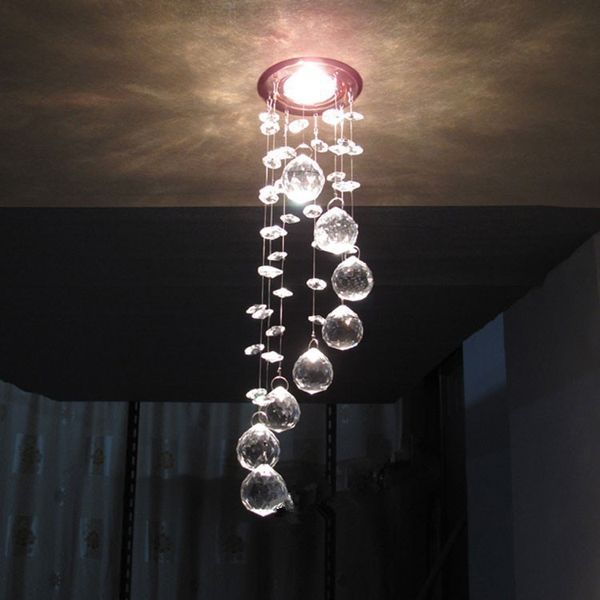 

simple led k9 ceiling lights / led light / l lustre light led restaurant crystal ceiling lamps bedroom 3w crystal lighting