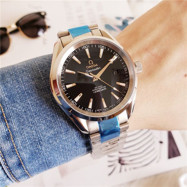 

New 0MG logo brand original diving AAA men's watch full-featured men's stainless steel mechanical watch automatic movement