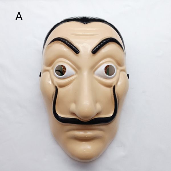 

2 стиль La Casa De Papel маска 2018 новый детский взрослый ужас лицо Хэллоуин косплей пласт