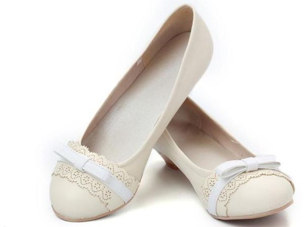 

send 2018 fashion new style slope heel bowknot middle heel women's shoes, Black