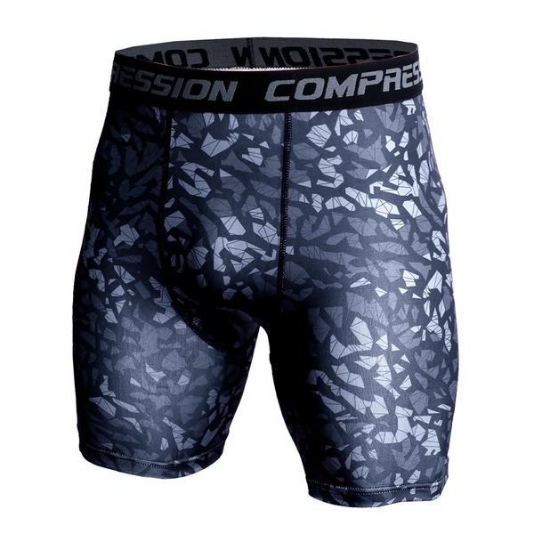 

2018 camoflage compression shorts men short joggers quick dry sportswear crossfit bodybuilding skin tight leggings mens shorts, White;black