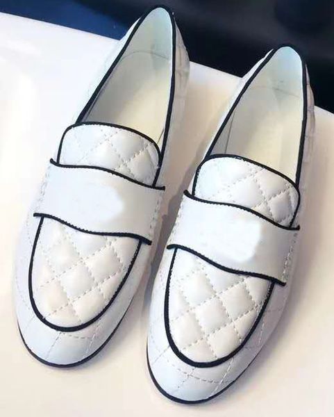 

2018 brand women's lofer women's leather slides sapatos femininos female fashion lofer shoes, Black