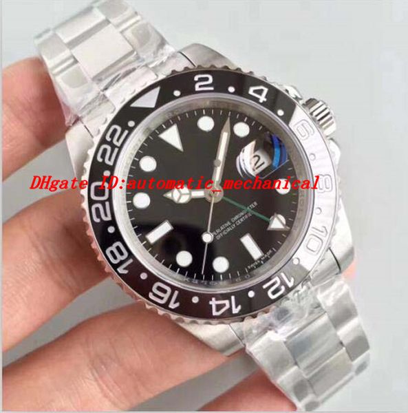 

luxury v7 version mens automatic watch black ceramic bezel eta 2836 or 3186 movement auto date men dive sport watch box/certificate, Slivery;brown