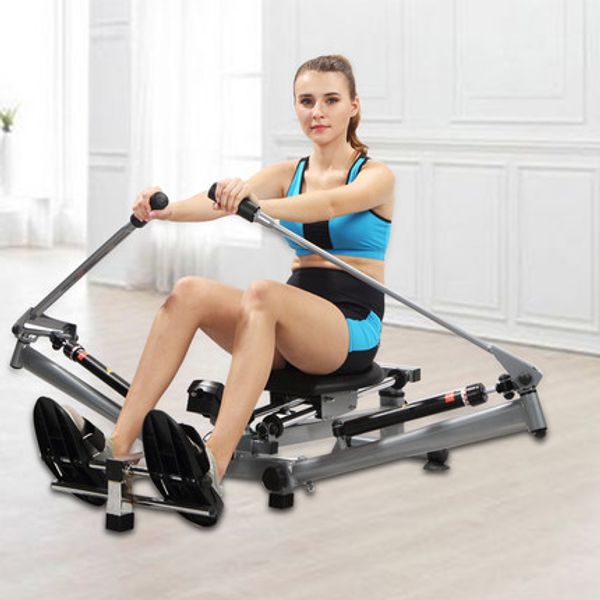 

row machines mutifunctional stamina body glider rowing indoor home exercise equipment fitness gym no installation grey sports