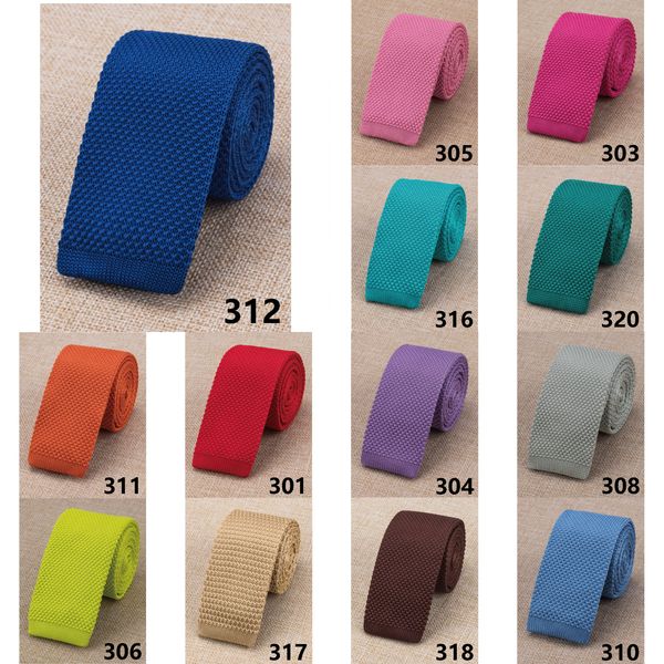 

multi-color knitting mens neck tie set fashion accessories classical necktie ties for mens neckties, Black;blue