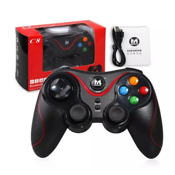 

terios t3 wireless bluetooth gamepad joystick game gaming controller remote control for samsung htc android smart phone tablet tv box