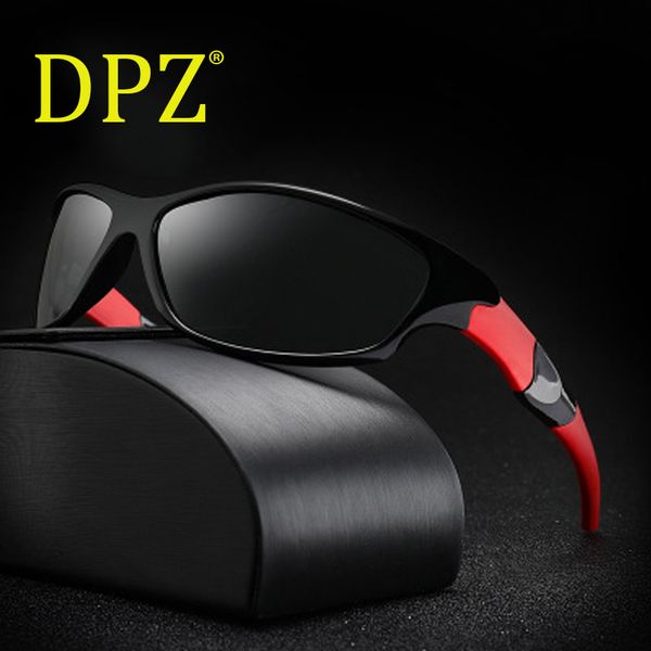 

2018 dpz new luxury brands goggles sport polarized men pc frame driving gafas de sol outdoor uv400 male sunglasses women outdoor, White;black