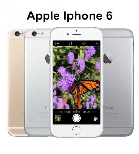 Original entsperrtes Apple iPhone 6/6 plus ohne Fingerabdruck-Handys, 4,7 Zoll IPS, 2 GB RAM, 16/64/128 GB ROM, GSM, WCDMA, LTE, generalüberholtes Telefon