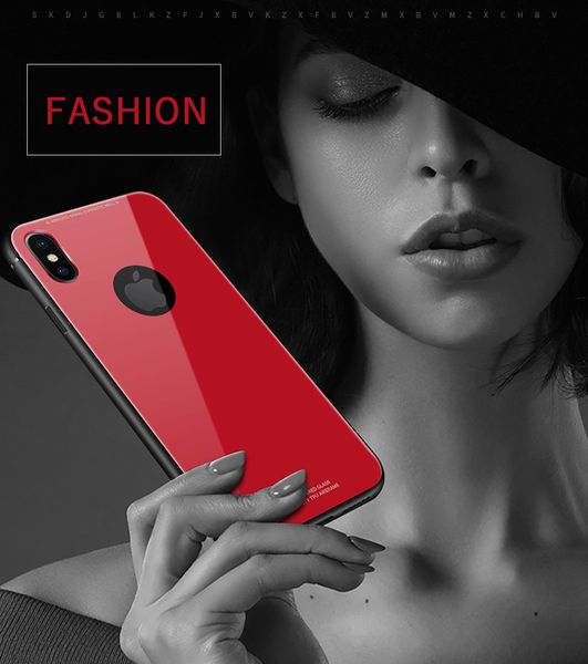 

with hole style mirror phone shell ultra thin 9h hardness tempered glass case for iphone x tempered glass cover