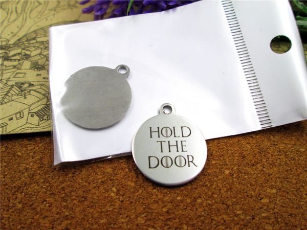 

40pcs--" hold the door"stainless steel charms more style for choosing diy charms pendants for necklace, Bronze;silver