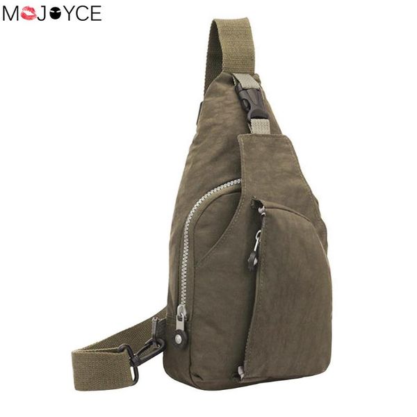 

2018 new fashion nylon crossbody chest packs for women men travel teen single shoulder messenger handbags feminina