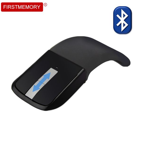 

New Arrival 2.4Ghz Bluetooth Wireless Mouse Arc Touch Mouse 1200DPI Foldable Mause for Surface Computer Mice