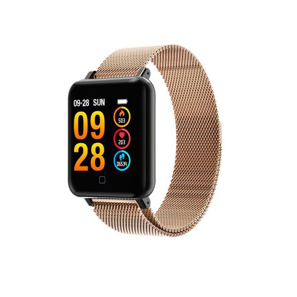 

2018 blood pressure smart watch men heart rate sports watches pulse meter swimming bracelet waterproof alarm clock for women, Slivery;brown