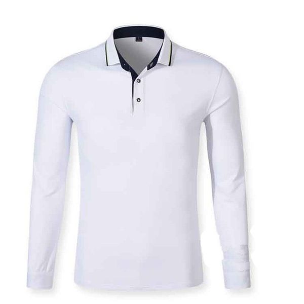 

Autumn Men Polo Shirt Mens Long Sleeve Solid Polo Shirts Cotton Good Quality Plus Size Xs -3xl