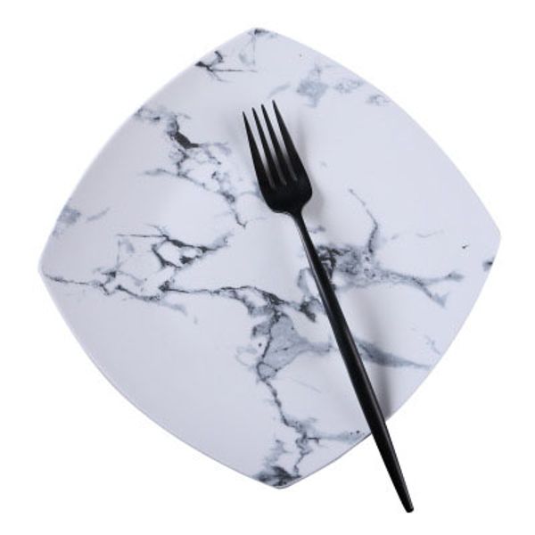 

9 inch ceramic square plate china salad plate dish west plate decorative tray table decoration