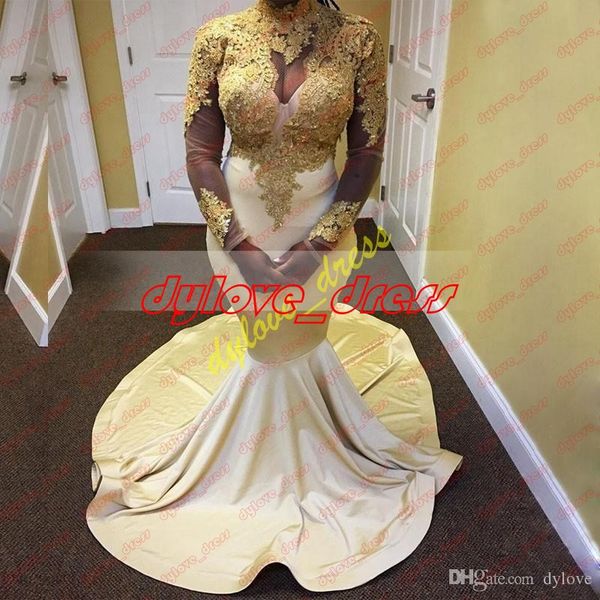 

2021 gold prom dresses plus size formal dresses mermaid dresses, Black