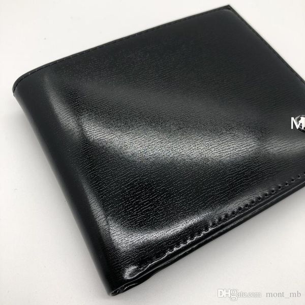 

luxury men fashion leather wallet mb short clip artisan designer card pack mt business card holder m b wallets, Red;black