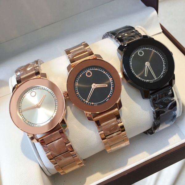 

2018 Top Fashion Women Dress Watch Butterfly Clasp rose gold bracelet wristwatch free shipping lady party watches Quartz Clock wristwatch