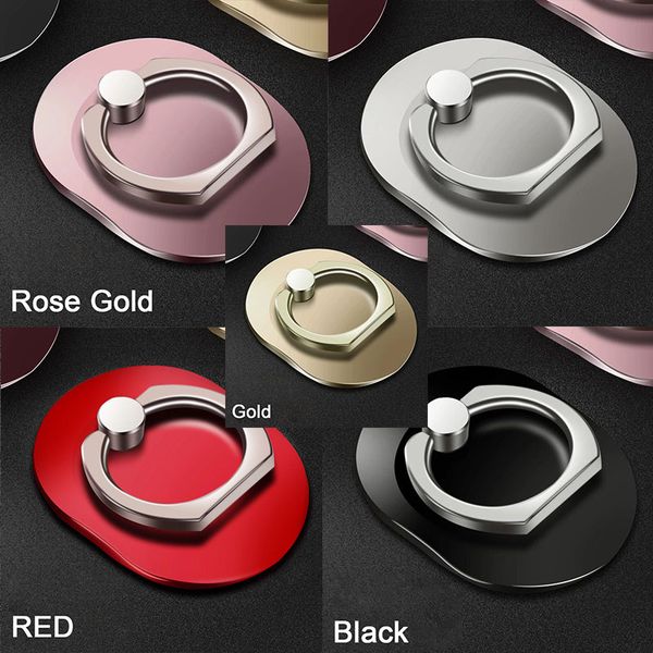 

universal circular square ring phone holder mix style 360 degree finger ring fashion for iphone x 8 7 6s samsung s8 cellphone stand ipadelli