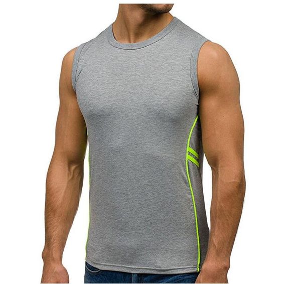 

mens summer clothing tees casual tank slim fitness active sleeveless, White;black