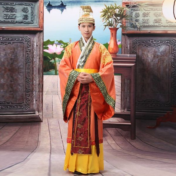 Hanfu nazionale cinese nero antico costume cinese hanfu uomo abbigliamento etnico tradizionale costume nazionale Tang costumi cosplay di scena